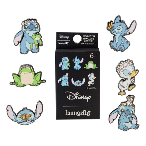 Disney by Loungefly Enamel Pins Lilo and Stitch Springtime Blind Box