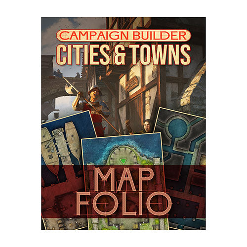 Kobold Press - Campaign Builder Cities & Towns Map Folio Hardcover
