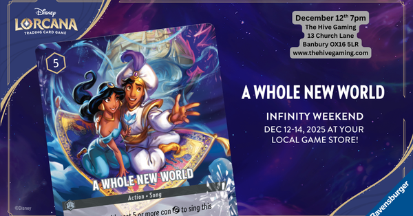 The Hive Gaming Lorcana A Whole New World Infinity Night