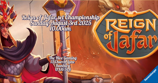 The Hive Gaming Lorcana Reign of Jafar Championship