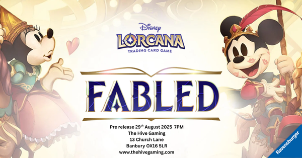 The Hive Gaming Lorcana Fabled Pre Release