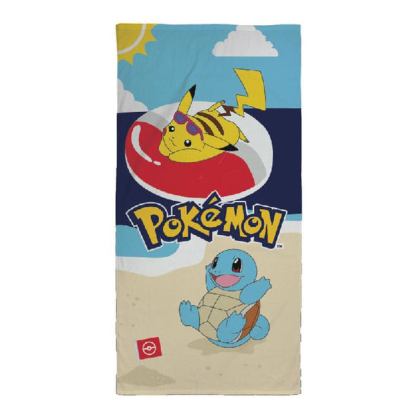 Pokémon Towel Pikachu & Squirtle 70 x 140 cm