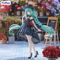 Hatsune Miku Trio-Try-iT PVC Statue Outing Dress 19 cm