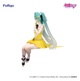 atsune Miku Noodle Stopper PVC Statue Canary Bird  14 cm