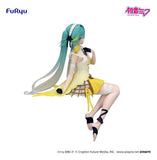 atsune Miku Noodle Stopper PVC Statue Canary Bird  14 cm