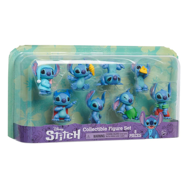 Lilo & Stitch Mini Figure 8-Pack Stitch Collectible Figure Set 7 cm