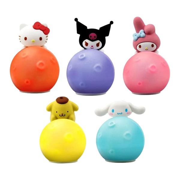 Sanrio Little Moon Light Series Mini Figures Hello Kitty and Friends 8 cm Blind Box