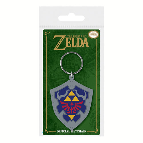 Legend of Zelda -Hylian Shield  Rubber Keyring