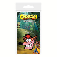 Crash Bandicoot -Crash Rubber Keyring